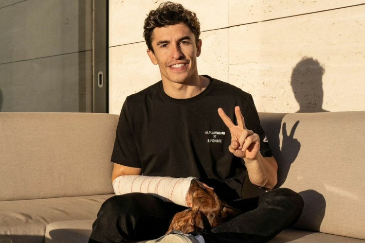 Marc Márquez durfte nach dem Eingriff noch am Mittwoch nach Hause