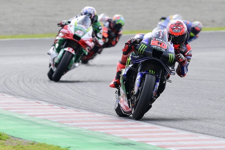 Fabio Quartararo (8.) kämpfte im Großen Preis von Japan mit seiner Yamaha