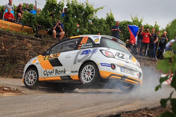 Marijan Griebel bei der Rallye Deutschland