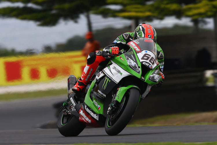 Tom Sykes muss mit seiner Kawasaki in den Rennen einige Positionen gut machen  