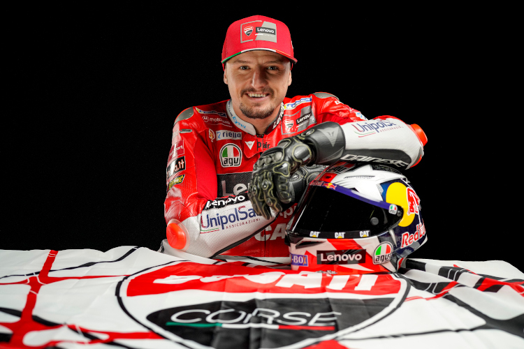 Das bleibt auch 2022 so: Jack Miller in Ducati-Farben