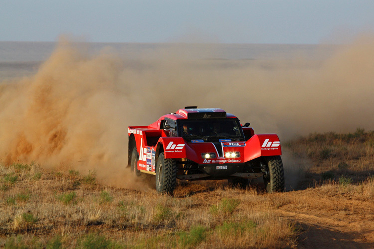 Matthias Kahle im neuen Buggy