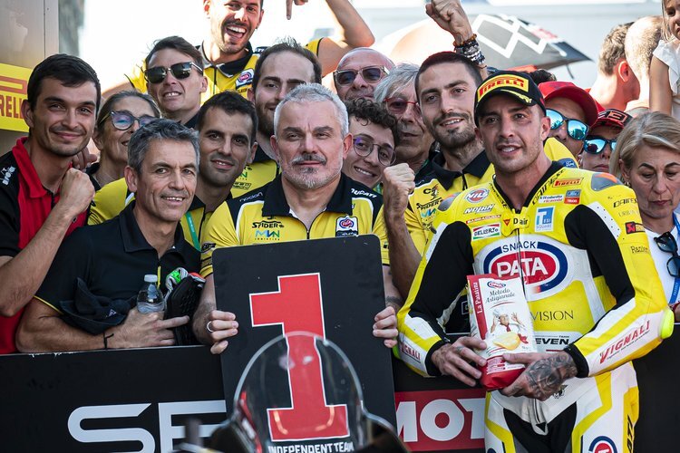 Andrea Iannone schenkte Go Eleven zum Abschied solide Ergebnisse