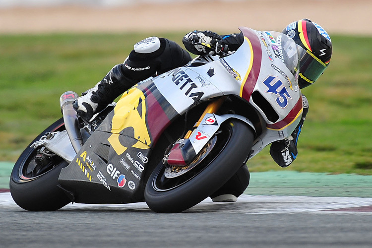 Marcel Schrlötter beim Test auf Kalex