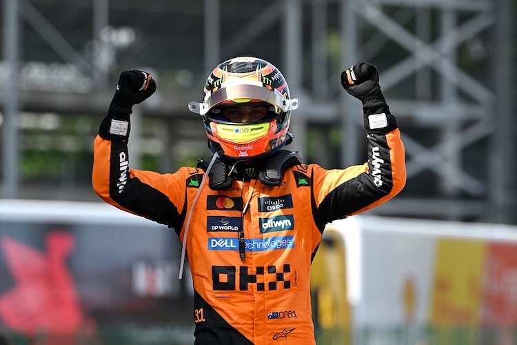 Oscar Piastri gewinnt das Rennen