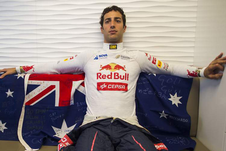 Daniel Ricciardo kann sich entspannt zurücklehnen – er hat die Beförderung