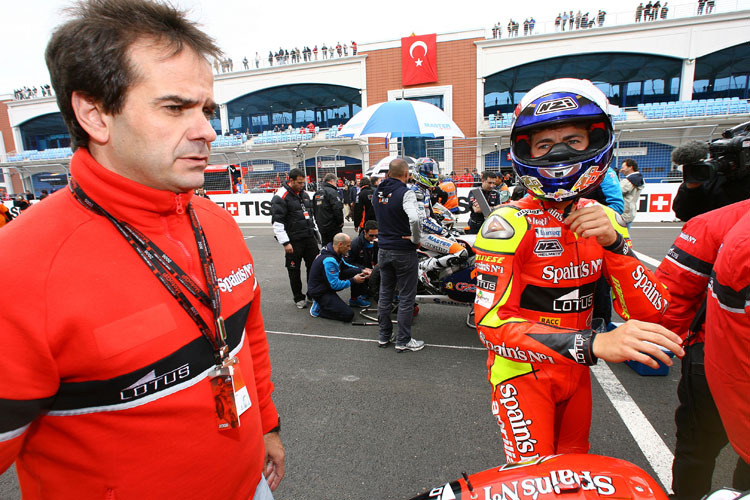 Ein Bild aus 2007: Dani Amatriain mit Schützling Jorge Lorenzo