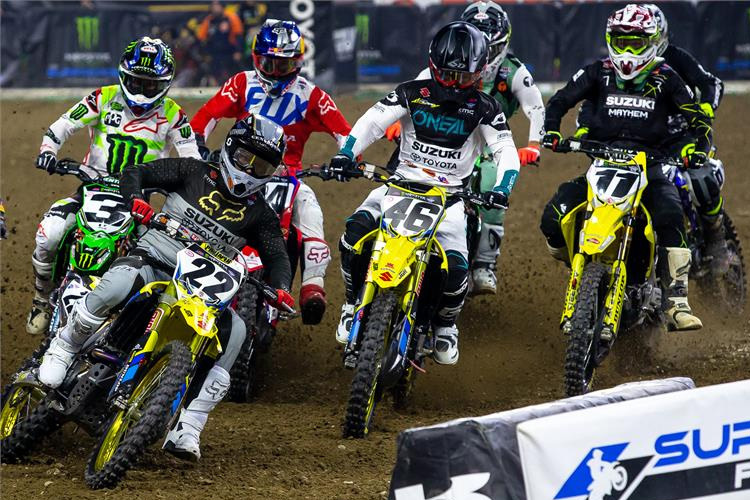 JGR Suzuki startete 2019 mit Chad Reed (#22)