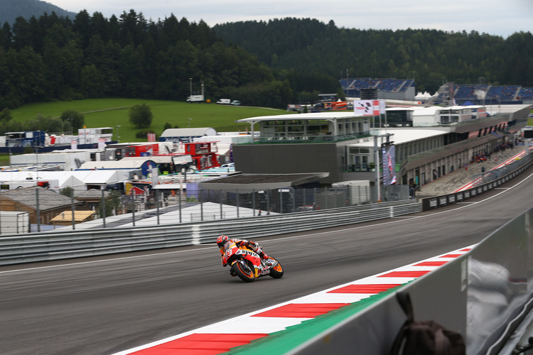 Marc Márquez auf dem Red Bull Ring am Freitag