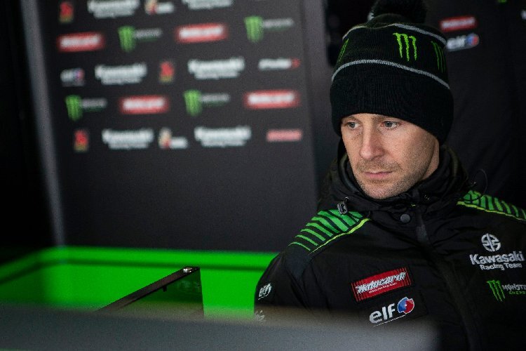 Jonathan Rea trug am Mittwoch lieber Pudelmütze statt Helm