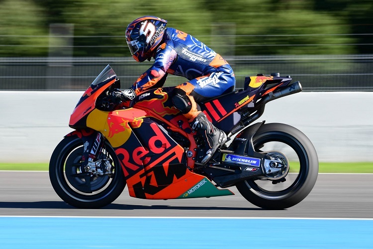 KTM-Pilot Johann Zarco in Jerez