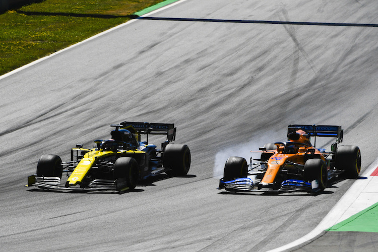 Ricciardo gegen Sainz Jr.