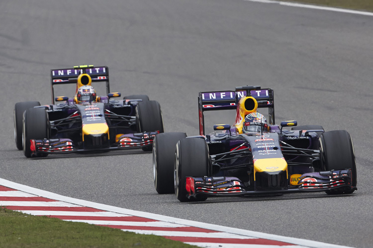 Vettel vor Ricciardo – noch ...