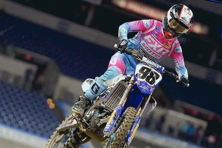 Dominique Thury startete in Indianapolis in der 450er Supercross-Klasse