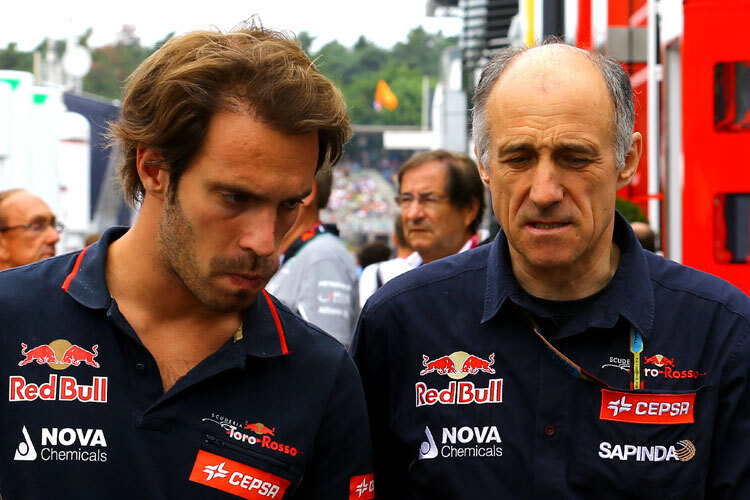 Franz Tost  mit Jean-Éric Vergne