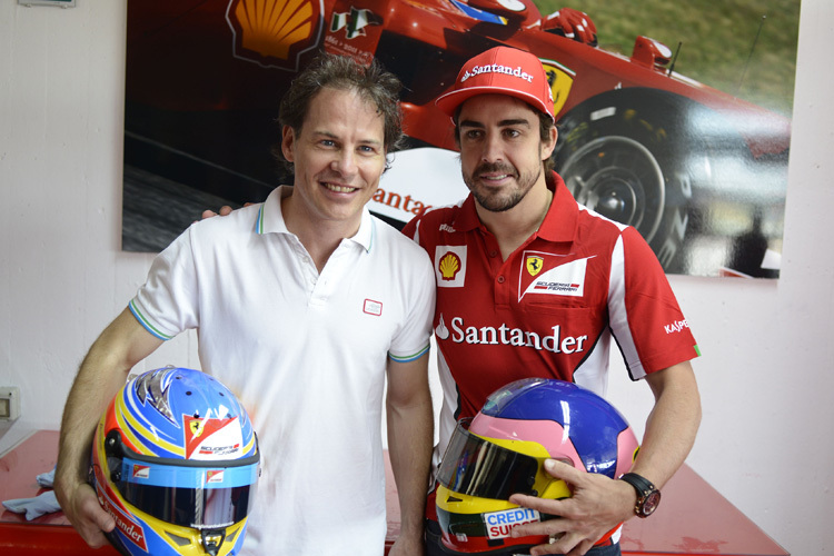 Jacques Villeneuve mit Fernando Alonso