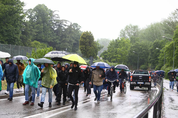 Lauf 2 wurde wegen Regen abgesagt