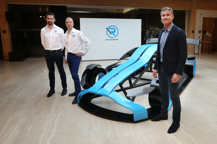 David Coulthard mit Florian Kamelger und Andreas Baenziger