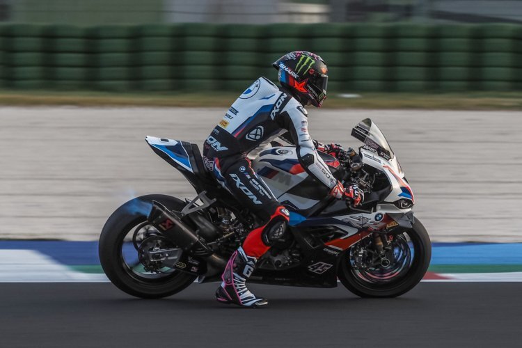 BMW-Pilot Scott Redding beim Misano-Test