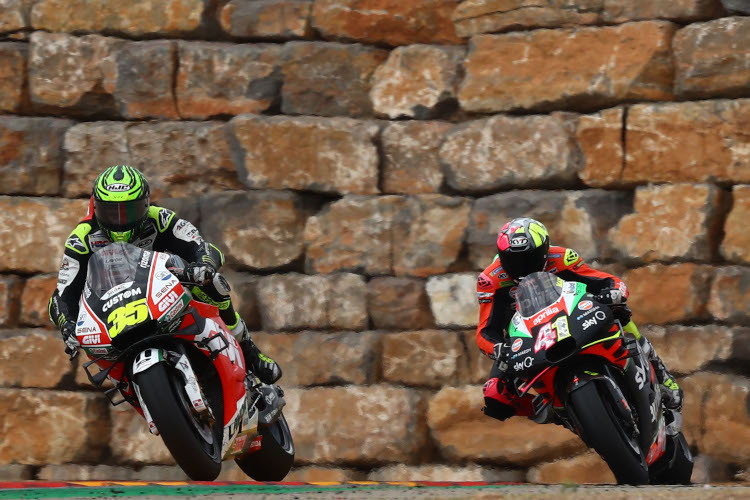 Cal Crutchlow neben Aleix Espargaró