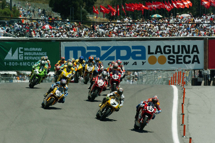 2004: Start zum ersten Rennen in Laguna Seca