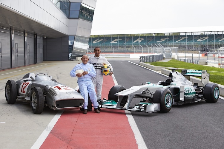 Lewis Hamilton und Stirling Moss