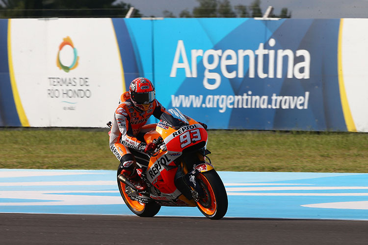 Marc Márquez auf dem 4,8 km langen «Circuito Termas de Rio Hondo»