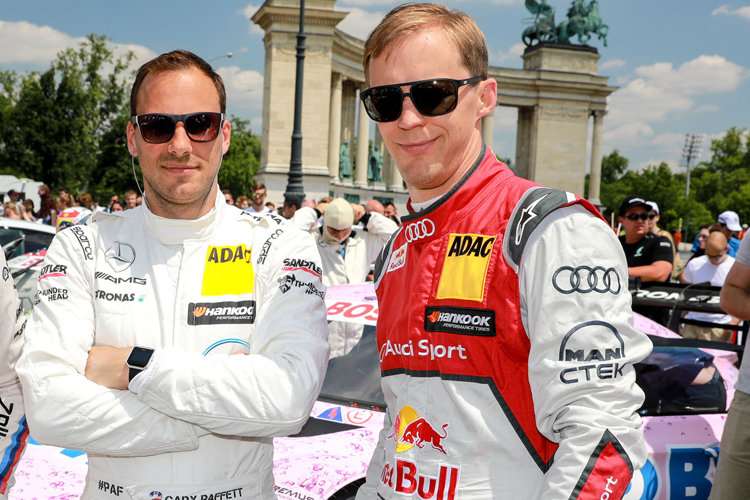 Gary Paffett und Mattias Ekström