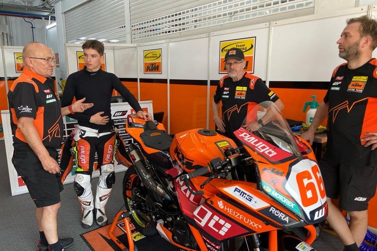 Freudenberg KTM beim Valencia-Test