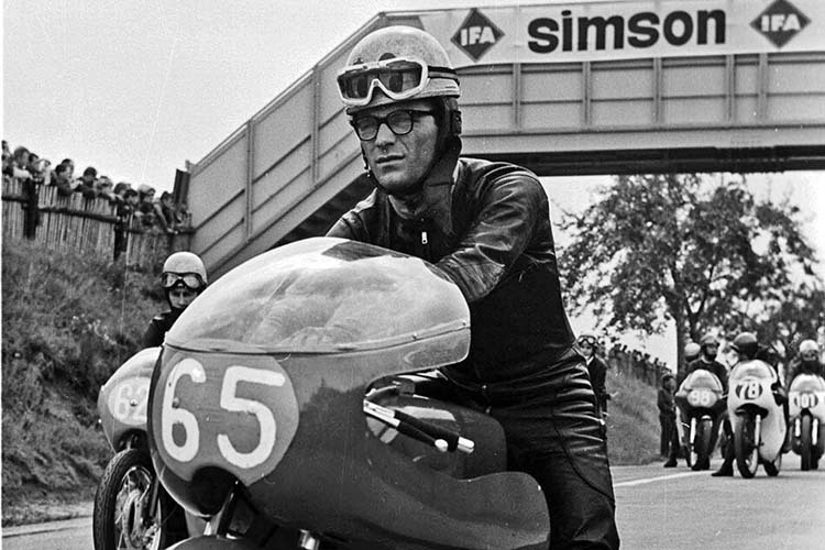 Renzo Pasolini 1966 auf dem Sachsenring