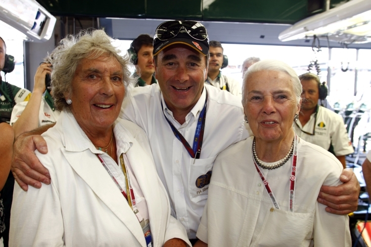 Nigel Mansell with Hazel Chapman