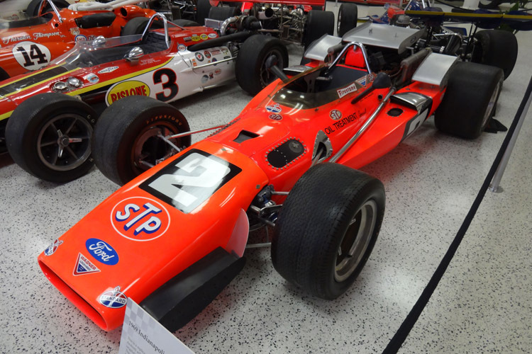 Hawk-Ford, Replica des Siegerautos von 1969 im Indy-Museum