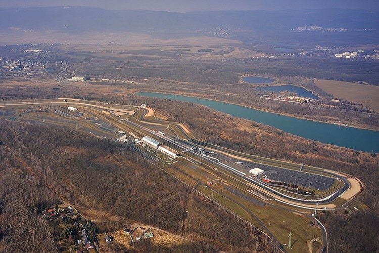 Das Autodrom Most von oben