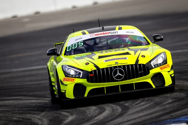 Der Mercedes-AMG GT4 von GetSpeed Performance auf dem Hockenheimring
