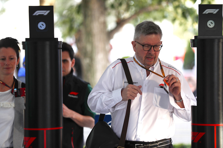 Ross Brawn in Melbourne