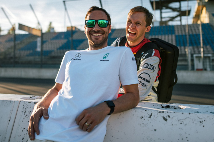 Gary Paffett mit Mattias Ekström