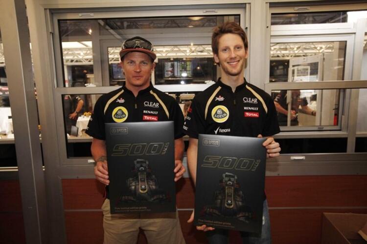 Kimi Räikkönen und Romain Grosjean fuhren zwei Jahre lang gemeinsam bei Lotus