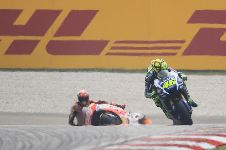 Der Sepang-Clash führte 2015 zur Eskalation zwischen Márquez und Rossi