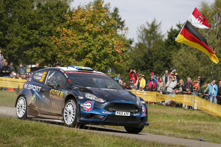 Rallye-Deutschland-Sieger Pontus Tidemand im Ford Fiesta R5
