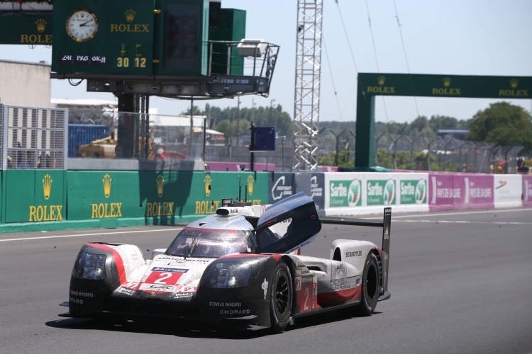 Der Porsche 919 Hybrid beim Le-Mans-Sieg 2017