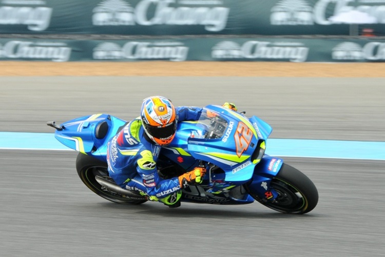 Alex Rins (Suzuki): Der weiche Hinterreifen bekommt im Warm-Up noch eine Chance