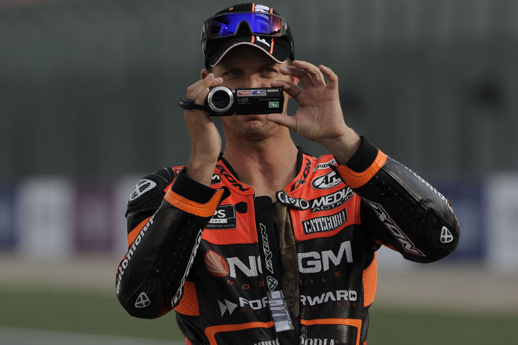 Colin Edwards: Nach dem Ausfall filmte er