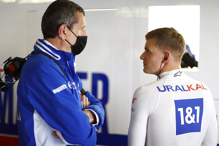 Günther Steiner und Mick Schumacher