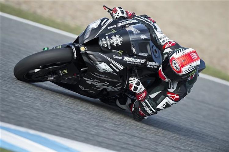 Jonathan Rea griff in Jerez de la Frontera in die Wintertests 2016 ein