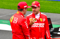 Charles Leclerc und Sebastian Vettel