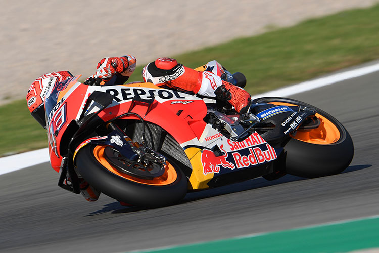 Marc Márquez in Valencia: Platz 3 am Freitag