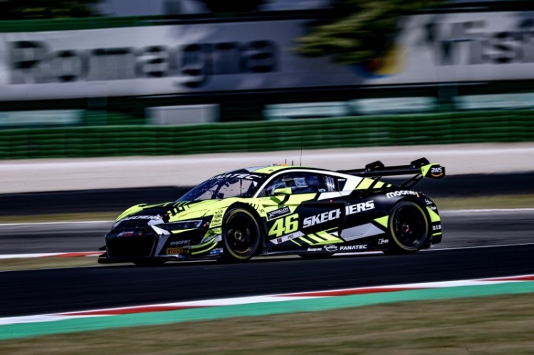 Der Audi R8 LMS GT3 evo II vom Team WRT in Misano