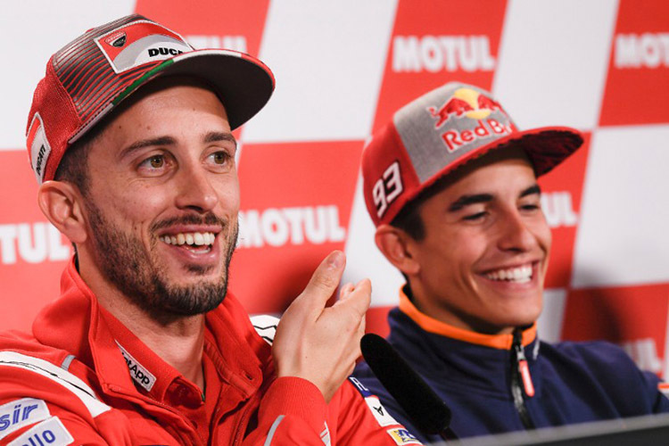 Andrea Dovizioso und Marc Márquez