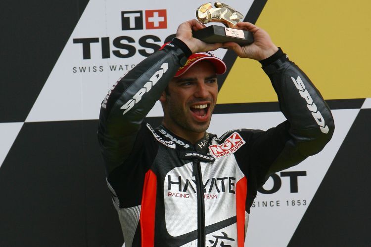 Le Mans 2009: Melandri auf dem Podium