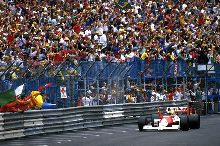 Ayrton Senna 1990 in Monaco